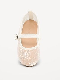 Image number 2 showing, Mesh Floral Ballet Flats for Toddler Girls