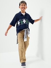 Image number 3 showing, Baggy Carpenter Utility Canvas Pants for Boys