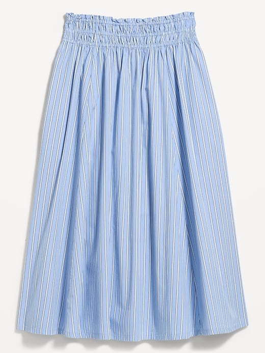 Image number 1 showing, Smocked-Waist Midi Skirt