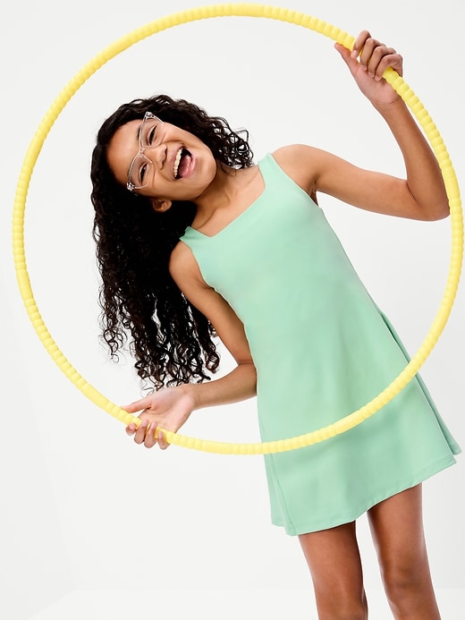 Image number 1 showing, StudioSmooth Sleeveless Athletic Dress for Girls