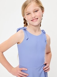 Image number 3 showing, PowerSoft Sleeveless Tie-Strap Athletic Dress for Girls