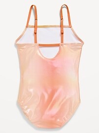 Image number 2 showing, Hello Kitty® Back Cutout One-Piece Swimsuit for Girls