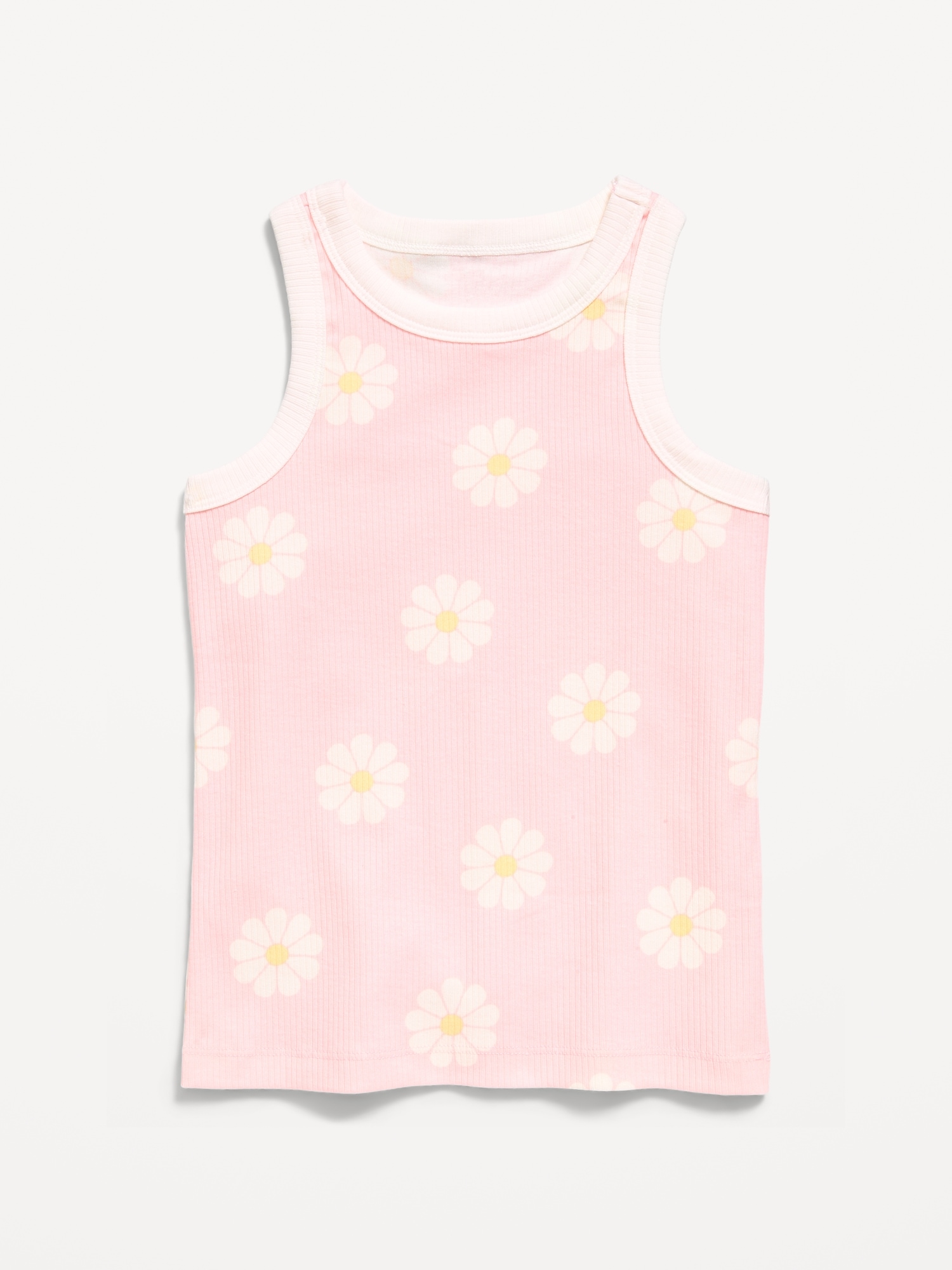 Fitted Ribbed Tank Top for Girls