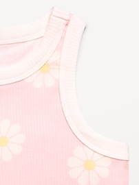 Image number 4 showing, Fitted Ribbed Tank Top for Girls