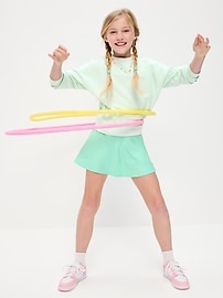 Image number 3 showing, High-Waisted PowerSoft Skort for Girls