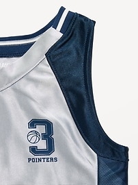 Image number 3 showing, Oversized Graphic Basketball Tank Top for Toddler Boys