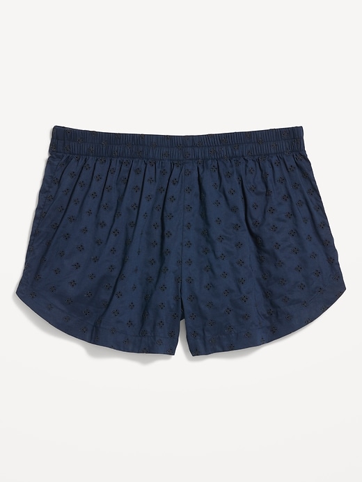 Image number 1 showing, NEED FABRIC CONTENT Classic Poplin Boxer Pajama Shorts