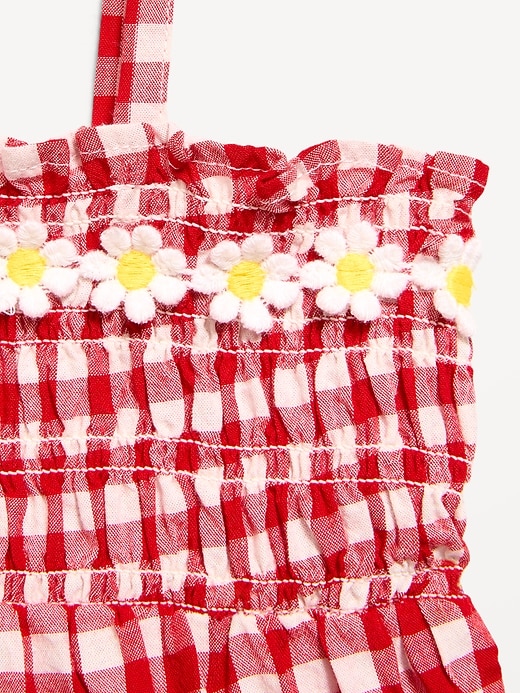 Image number 2 showing, Sleeveless Smocked Peplum Top and Shorts Set for Baby