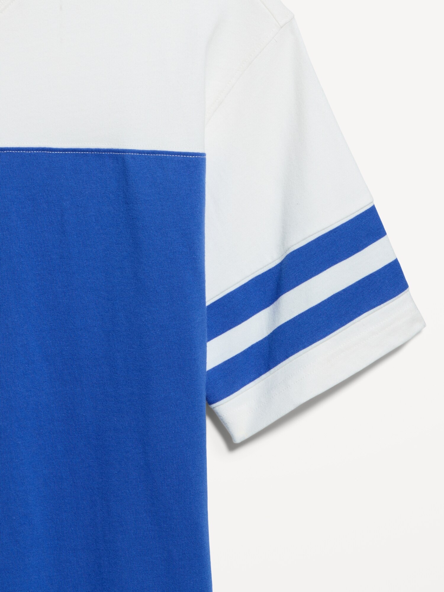 Мужская футболка Old Navy Heavyweight Short-Sleeve Football-Style, цвет: Синий — фото 5