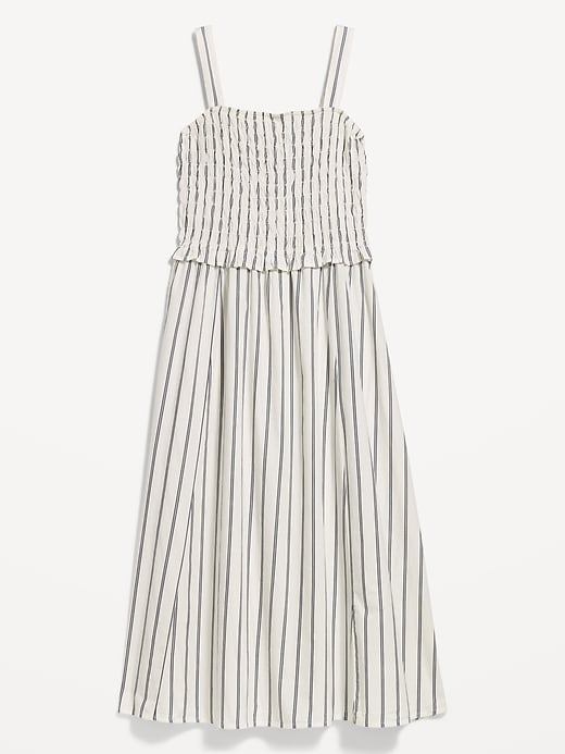 Image number 5 showing, Fit & Flare Smocked-Bodice Midi Dress