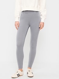 Image number 2 showing, High-Waisted Jersey Fashion Layering Leggings