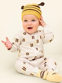 Image number 1 showing, 2-Way-Zip Sleep & Play Footed One-Piece for Baby