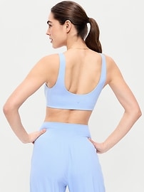 Image number 2 showing, Light Support StudioSmooth Square-Neck Sports Bra