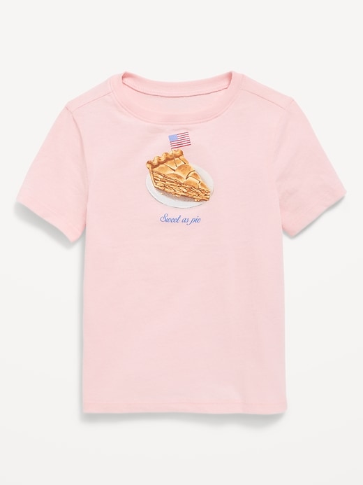 Image number 1 showing, Short-Sleeve Graphic T-Shirt for Toddler Girls