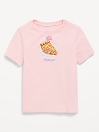 Image number 1 showing, Short-Sleeve Graphic T-Shirt for Toddler Girls