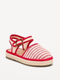 Image number 1 showing, Espadrille Sandals for Toddler Girls