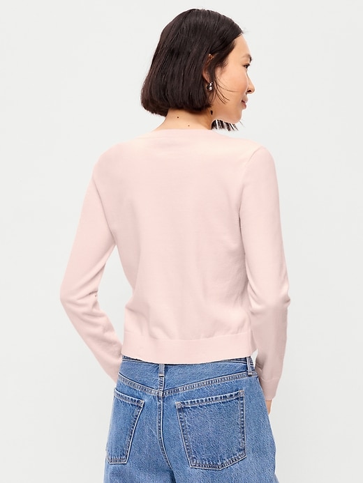 Image number 2 showing, SoSoft Lite Cropped Crew-Neck Cardigan