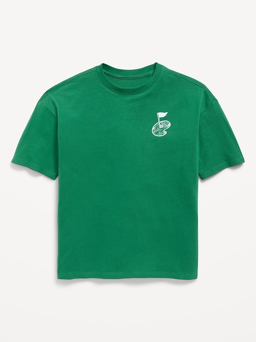 Image number 1 showing, PGA TOUR™ Oversized Gender-Neutral Graphic T-Shirt for Kids