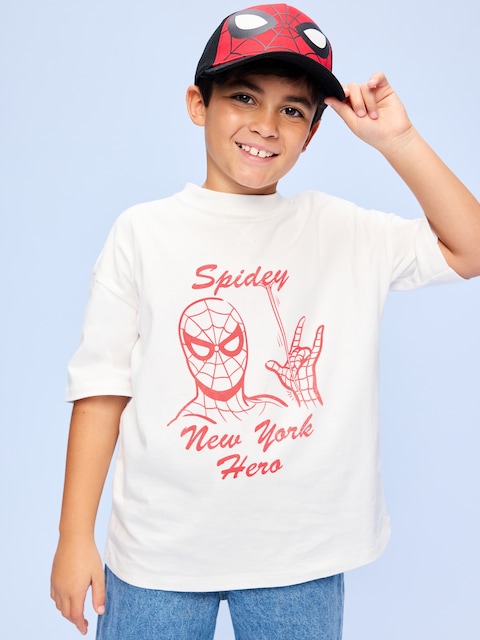 Old Navy x Marvel Spider-Man Oversized Graphic T-Shirt for Boys