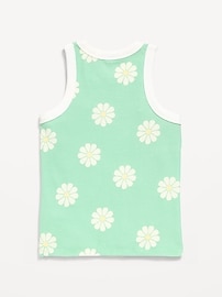 Image number 3 showing, Fitted Ribbed Tank Top for Girls