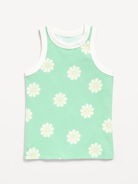 Fitted Ribbed Tank Top for Girls