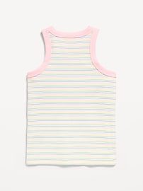 Image number 3 showing, Fitted Ribbed Tank Top for Girls