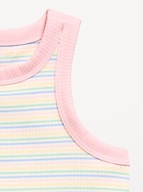Image number 4 showing, Fitted Ribbed Tank Top for Girls