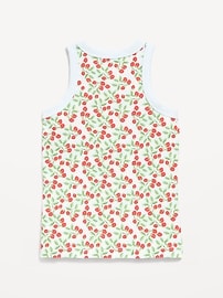 Image number 3 showing, Fitted Ribbed Tank Top for Girls