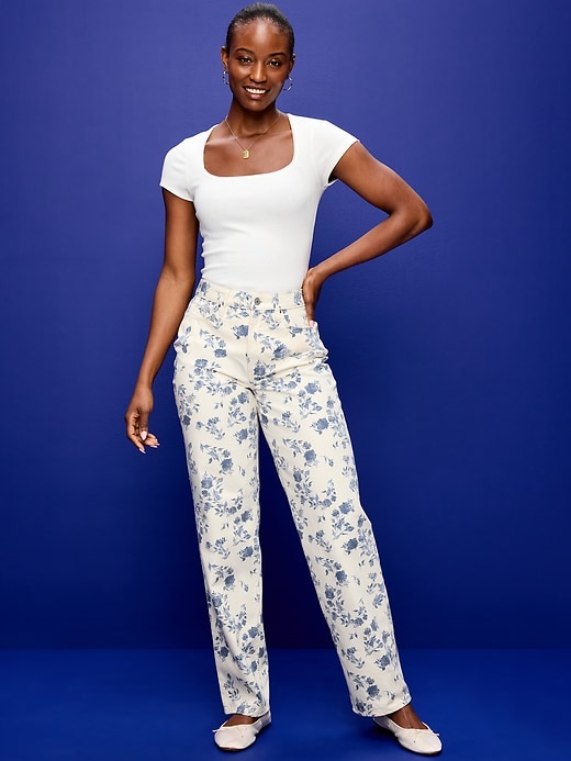 Image number 1 showing, Curvy High-Waisted OG Loose Jeans