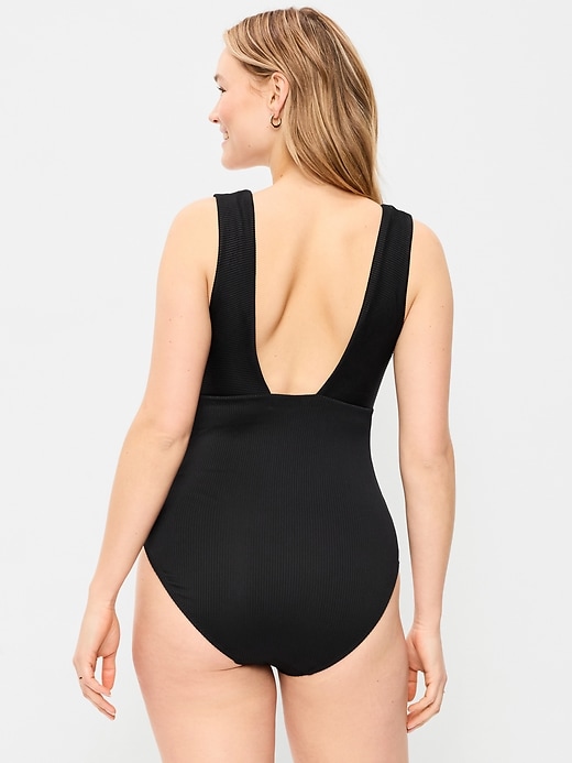 Image number 6 showing, Ribbed One-Piece Swimsuit