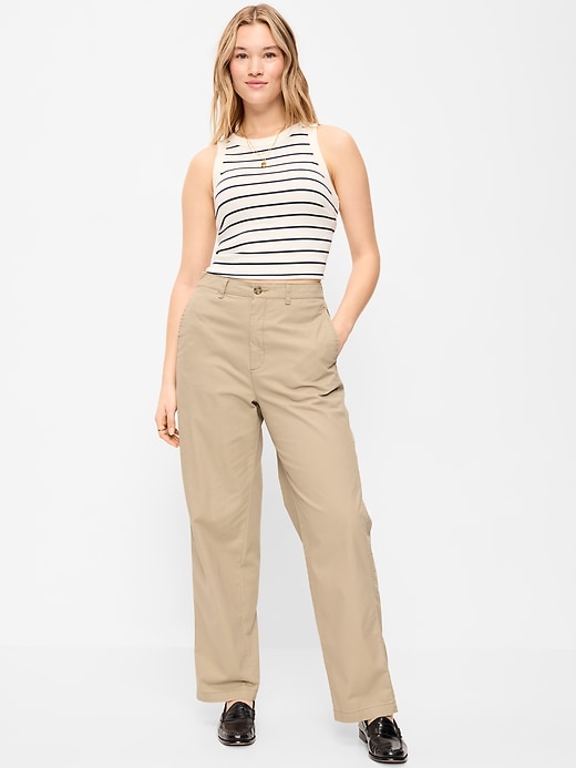 Image number 6 showing, High-Waisted OGC Chino Full Length Straight Pants