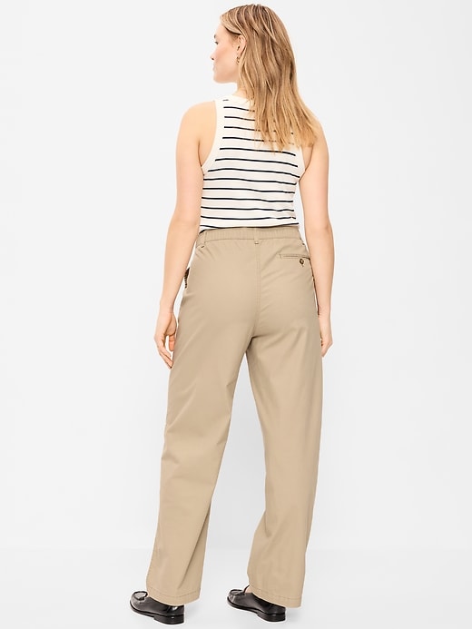 Image number 7 showing, High-Waisted OGC Chino Full Length Straight Pants