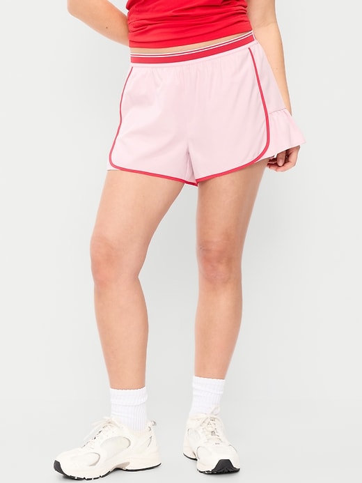 Image number 1 showing, Mid-Rise StretchTech Run Shorts -- 3-inch inseam