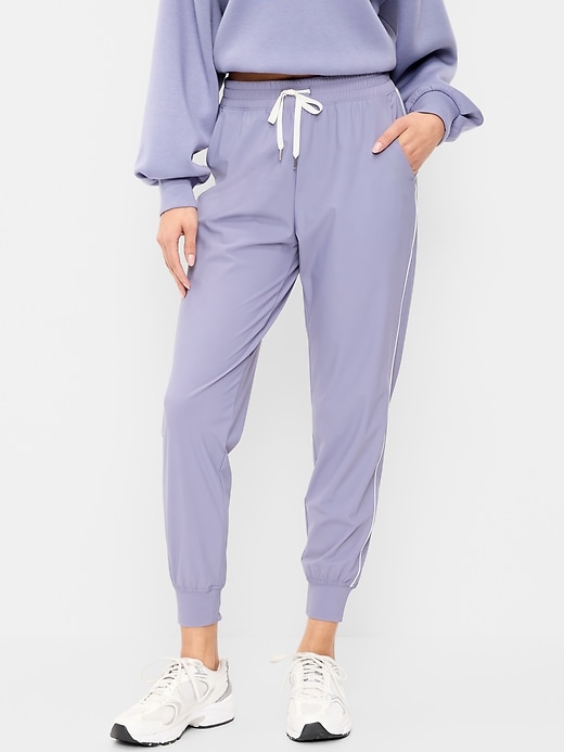 Image number 1 showing, High-Waisted SleekTech Joggers