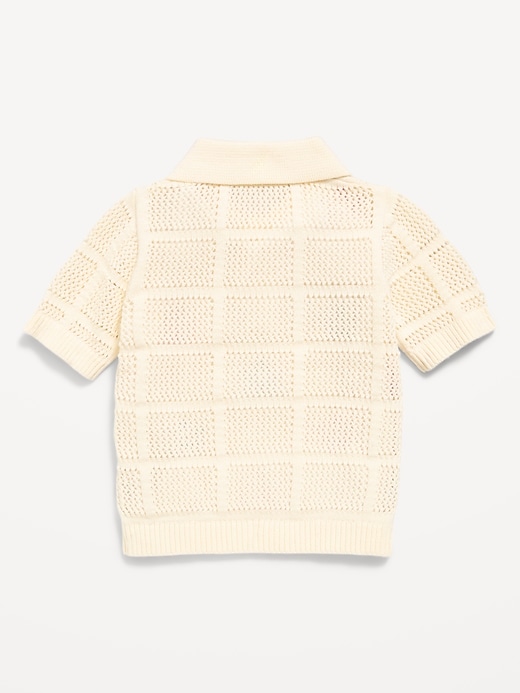 Image number 3 showing, Short-Sleeve Sweater-Knit Polo for Baby