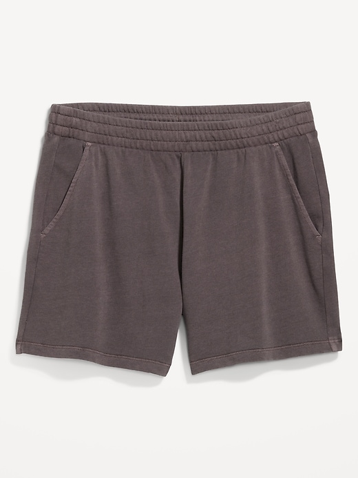 Image number 5 showing, Extra High-Waisted Sweat Shorts -- 5-inch inseam
