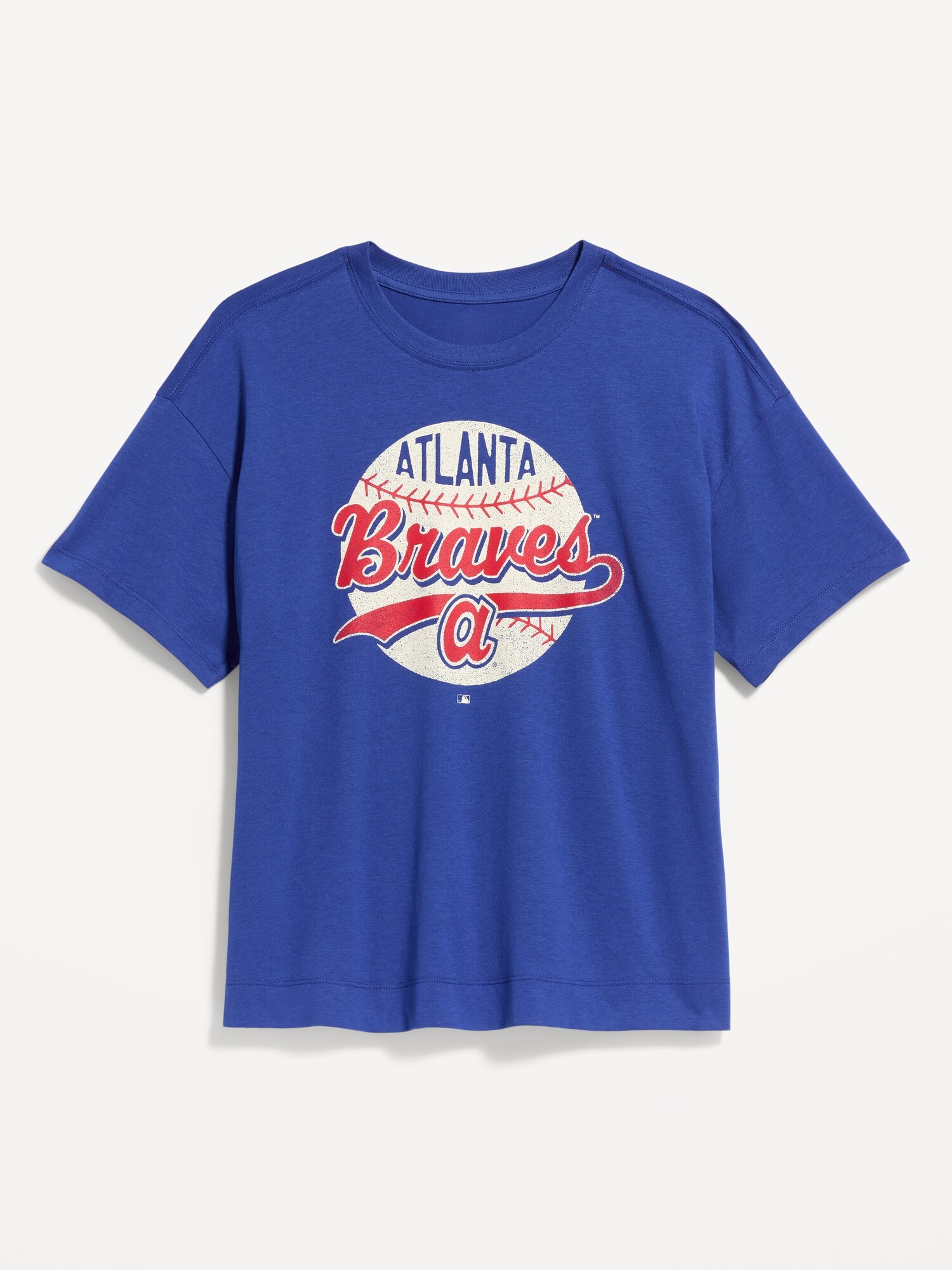Женская футболка Old Navy Chicago Cubs Crew-Neck T-Shirt for Women, цвет: Atlanta Braves — фото 2