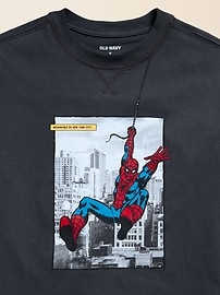 Image number 6 showing, Old Navy x Marvel Spider-Man Oversized Graphic T-Shirt for Boys