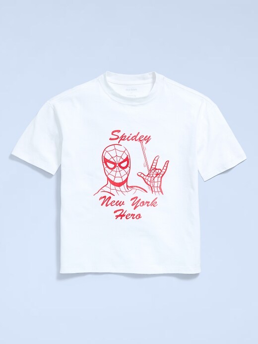 Image number 5 showing, Old Navy x Marvel Spider-Man Oversized Graphic T-Shirt for Boys
