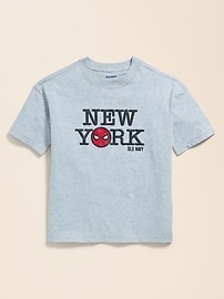 Image number 4 showing, Old Navy x Marvel Spider-Man Oversized Graphic T-Shirt for Boys