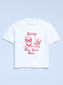 Image number 5 showing, Old Navy x Marvel Spider-Man Oversized Graphic T-Shirt for Boys