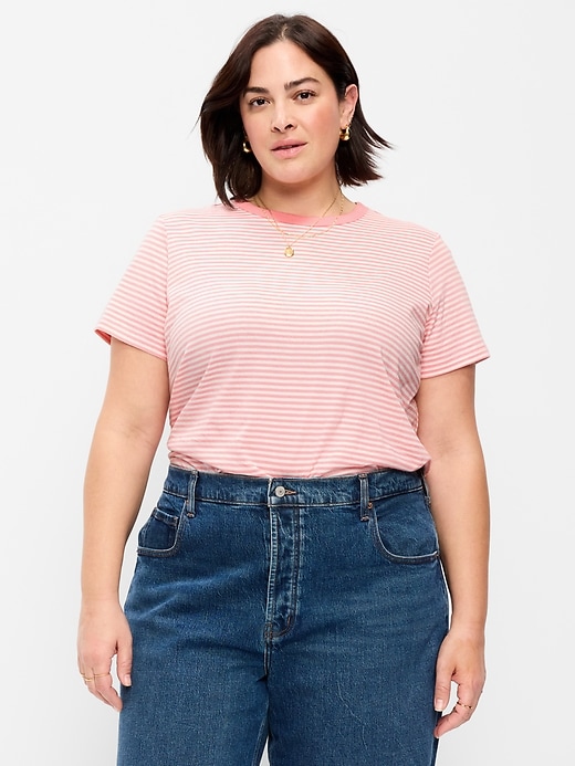 Image number 7 showing, EveryWear Crew-Neck Striped T-Shirt