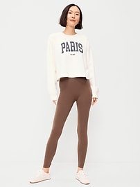 Image number 1 showing, High-Waisted Jersey Fashion Layering Leggings
