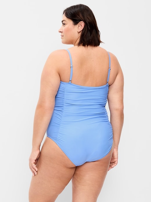 Image number 8 showing, Ruched One-Piece Swimsuit