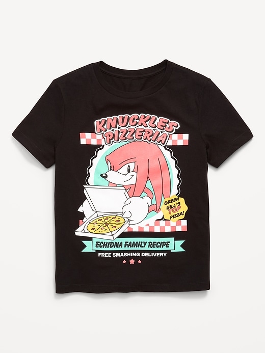 Image number 1 showing, Sonic The Hedgehog™ Gender-Neutral Graphic T-Shirt for Kids