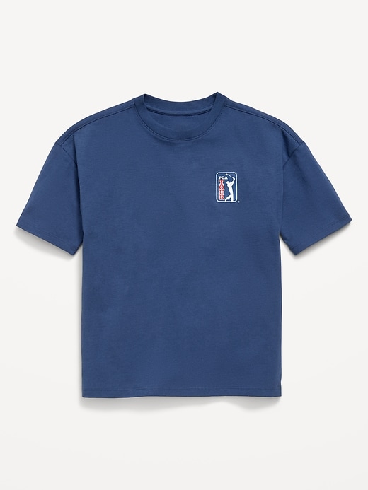 Image number 1 showing, PGA TOUR™ Oversized Gender-Neutral Graphic T-Shirt for Kids