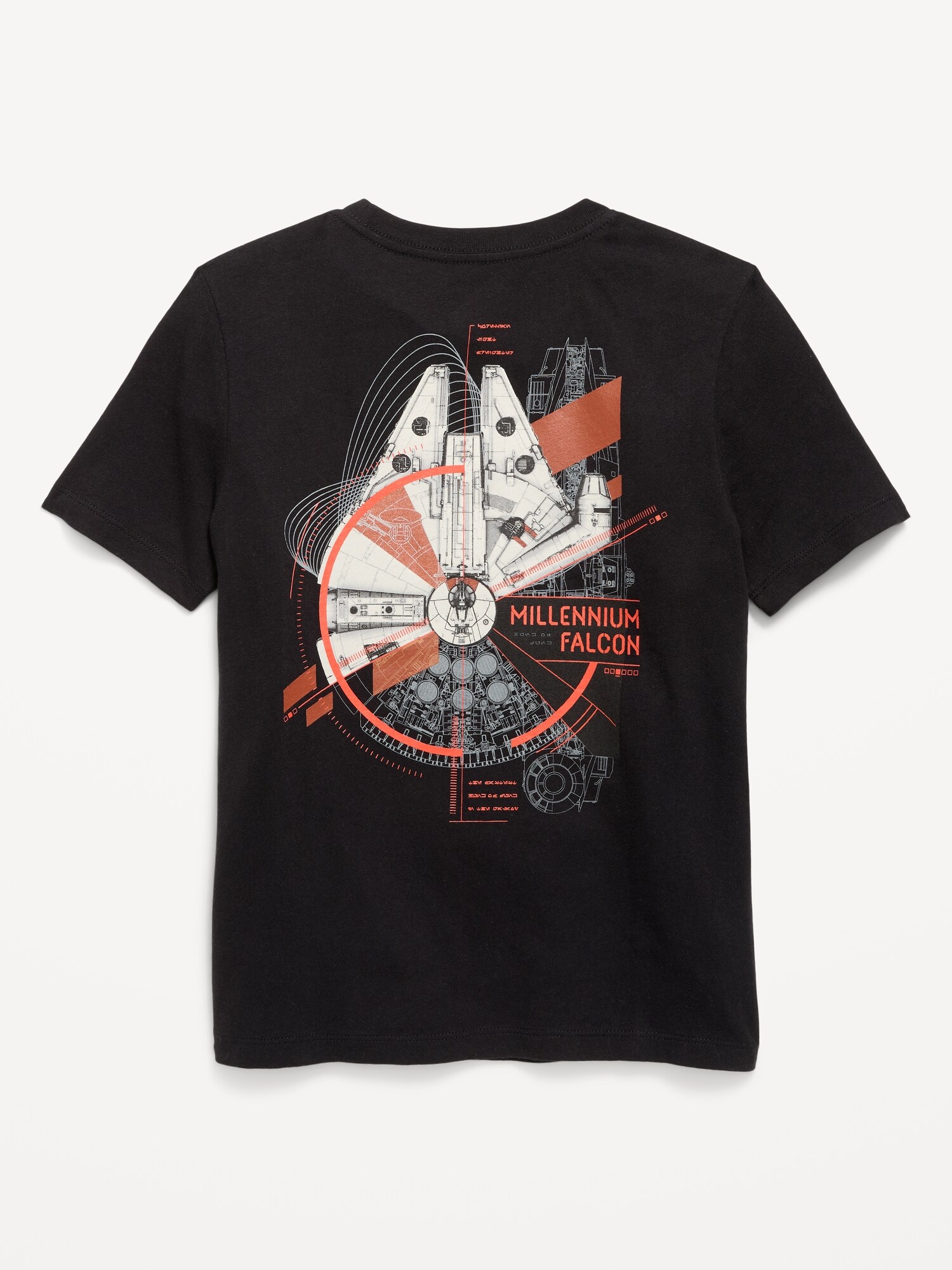 Детская футболка Old Navy Star Wars™ Gender-Neutral Graphic, цвет: Чёрный — фото 2