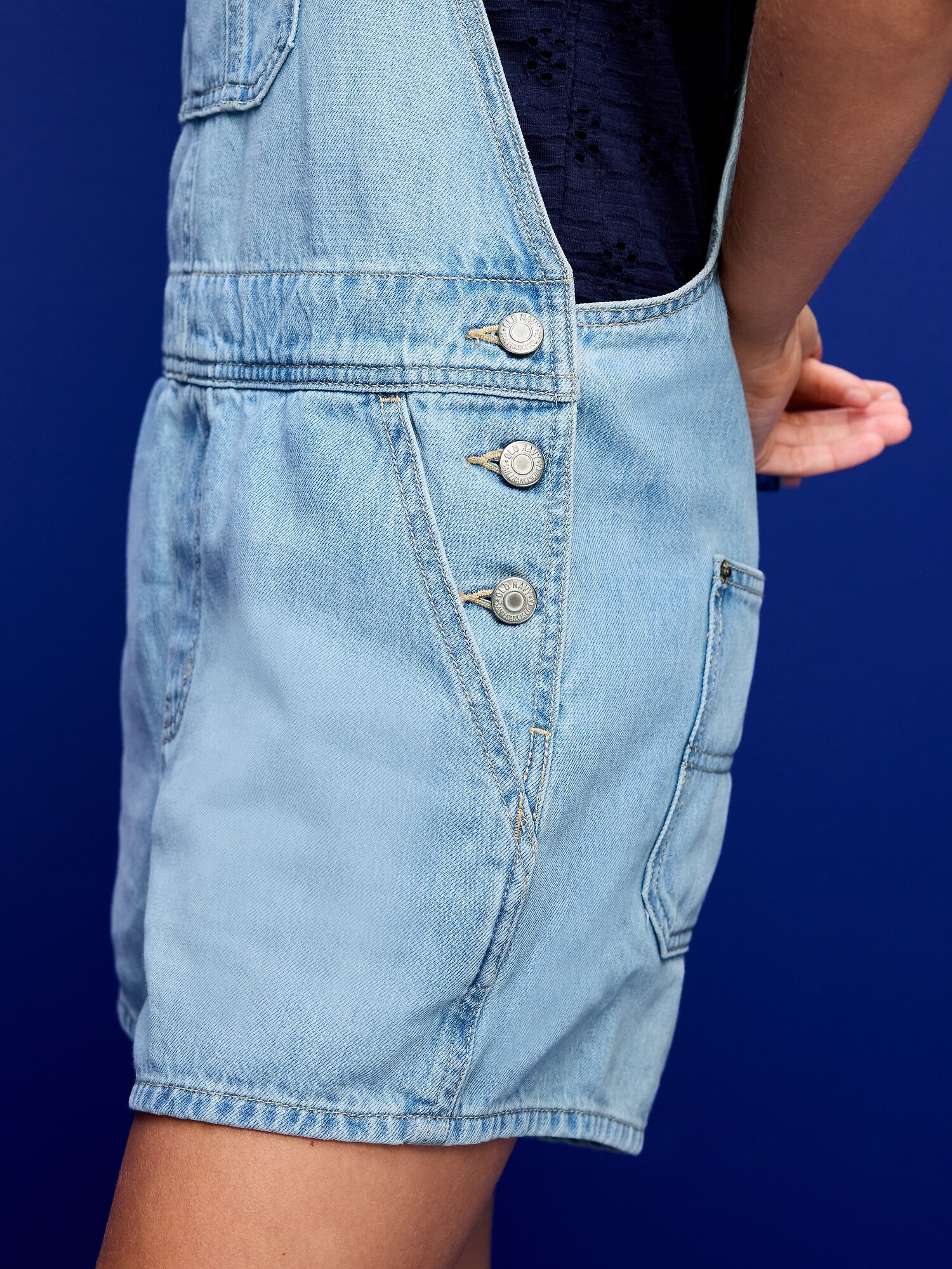 Женские комбинезоны Old Navy Baggy Shortalls, цвет: Easton — фото 4