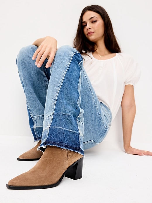 Image number 5 showing, Extra High-Waisted Boot-Cut Jeans