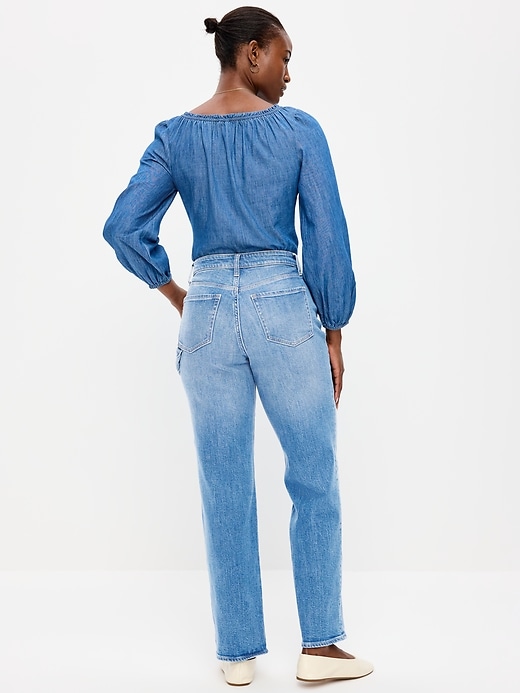 Image number 3 showing, Curvy High-Waisted OG Loose Jeans